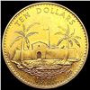 1971 Bahama .1178oz Gold $10 CHOICE BU