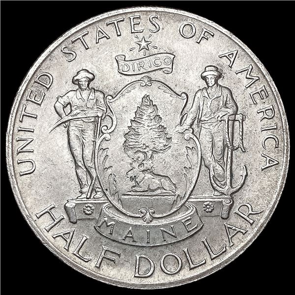 1920 Maine Half Dollar CLOSELY UNCIRCULATED