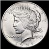 Image 1 : 1921 Silver Peace Dollar CLOSELY UNCIRCULATED