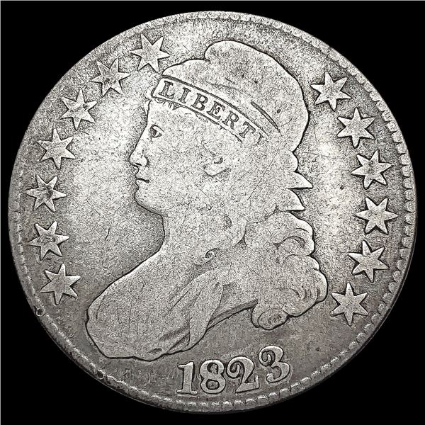 1823 Capped Bust Half Dollar NICELY CIRCULATED