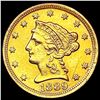 Image 1 : 1889 $2.50 Gold Quarter Eagle CLOSELY UNCIRCULATED