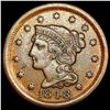 Image 1 : 1848 Braided Hair Large Cent CLOSELY UNCIRCULATED
