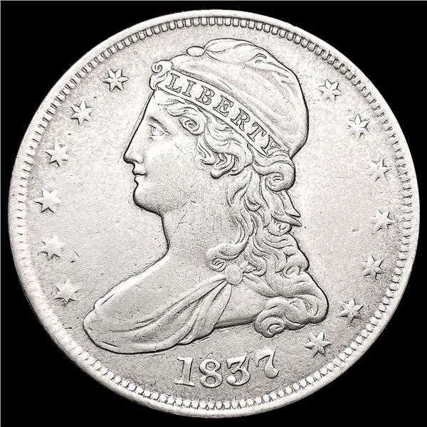 1837 Capped Bust Half Dollar CLOSELY UNCIRCULATED