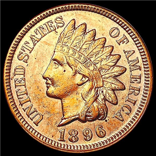 1896 RED Indian Head Cent CHOICE BU