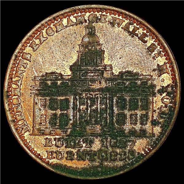 1887 Hard Times Token LIGHTLY CIRCULATED