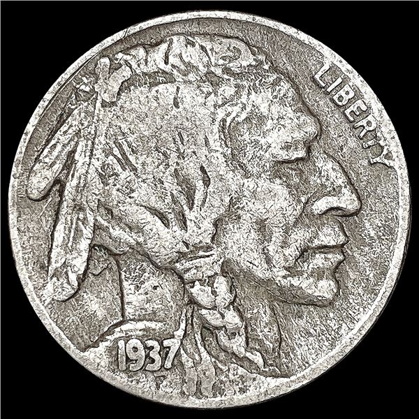 1937-D 3-Leg Buffalo Nickel LIGHTLY CIRCULATED