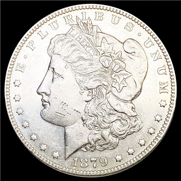 1879-S 7TF Rev 78 Morgan Silver Dollar CLOSELY UNC