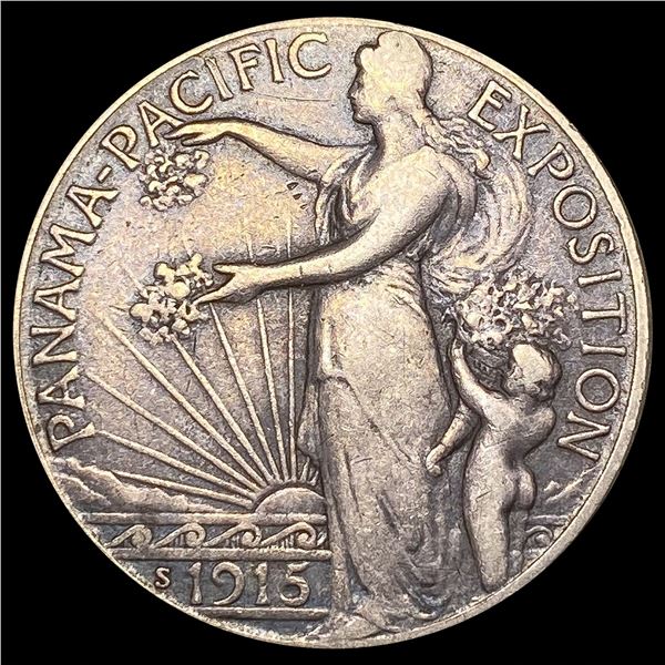 1915-S Panama-Pacific Half Dollar NEARLY UNCIRCULA