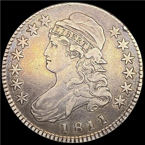 1811 Capped Bust Half Dollar LIGHTLY CIRCULATED