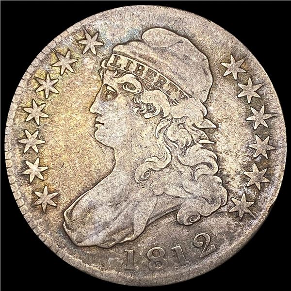 1812 Capped Bust Half Dollar LIGHTLY CIRCULATED