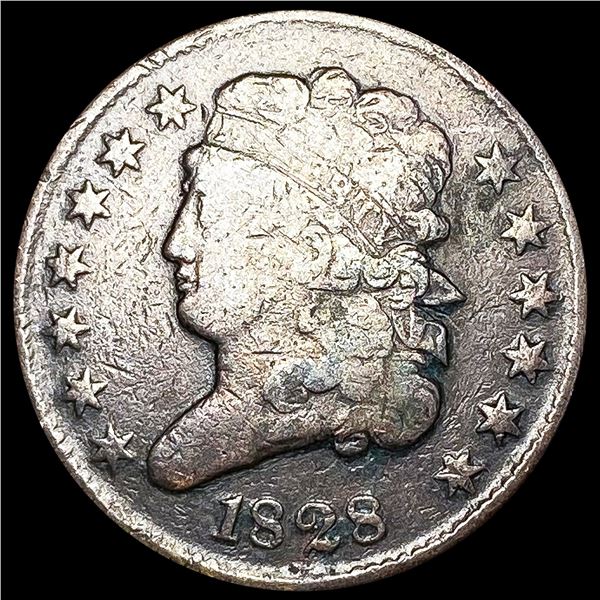1828 Classic Head Half Cent LIGHTLY CIRCULATED