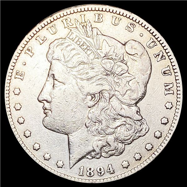 1894-S Morgan Silver Dollar NEARLY UNCIRCULATED