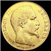 Image 1 : 1857-A France .1867oz Gold 20 Francs CLOSELY UNCIR
