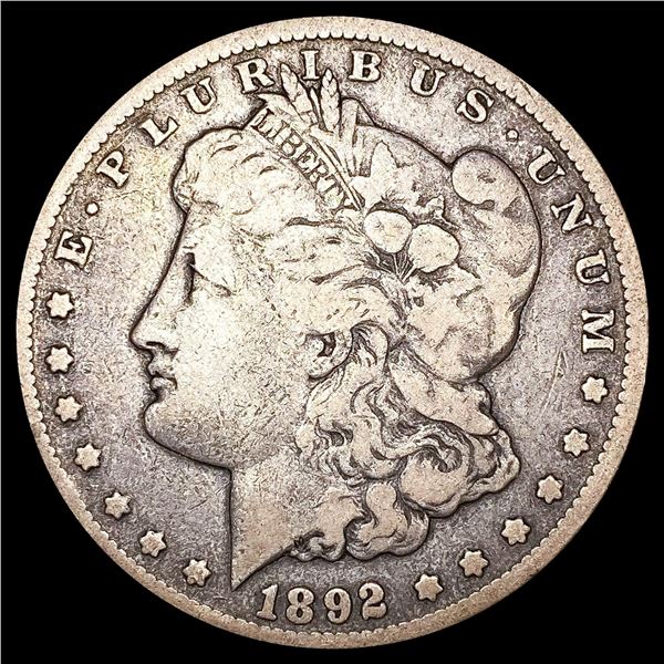 1892-CC Morgan Silver Dollar LIGHTLY CIRCULATED