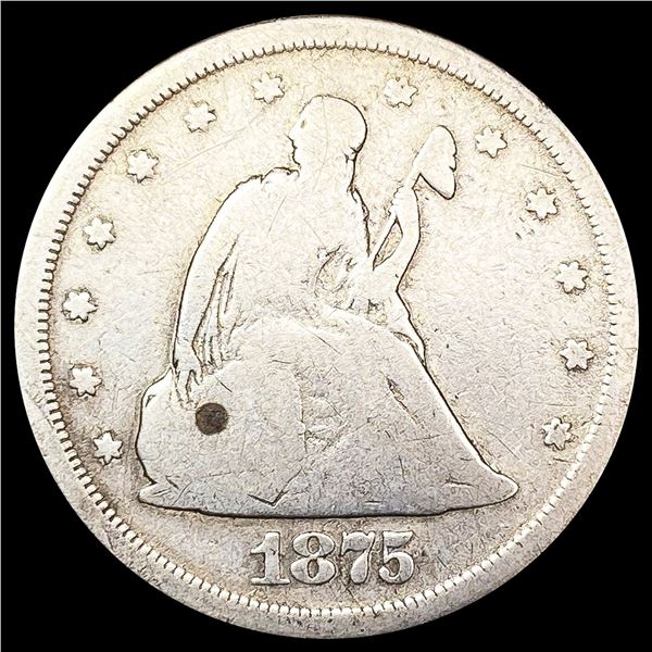 1875-S Twenty Cent Piece NICELY CIRCULATED