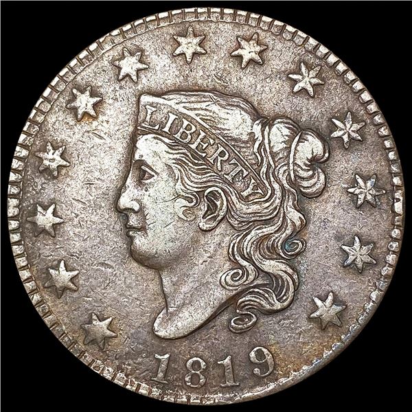 1819 Sm Date Classic Head Large Cent CLOSELY UNCIR