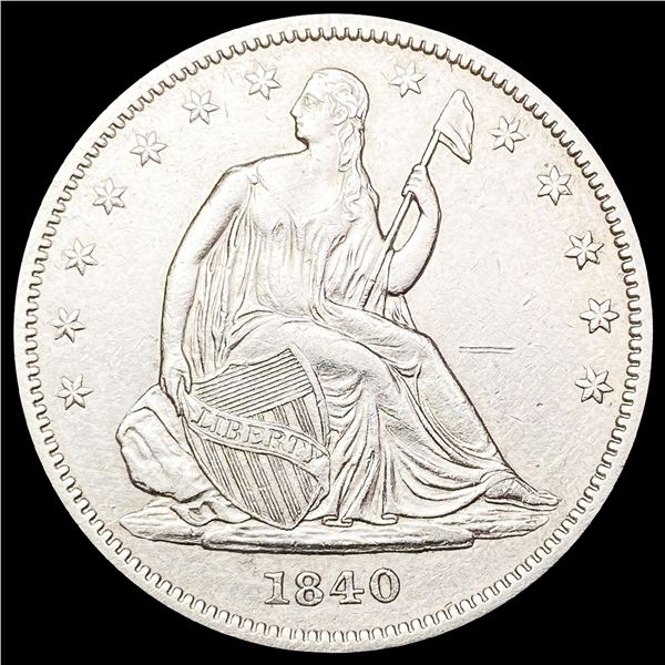 1840 Seated Liberty Half Dollar UNCIRCULATED