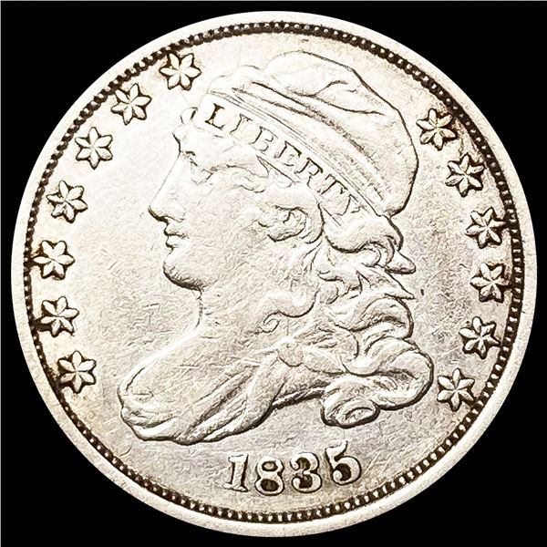 1835 Capped Bust Dime NEARLY UNCIRCULATED