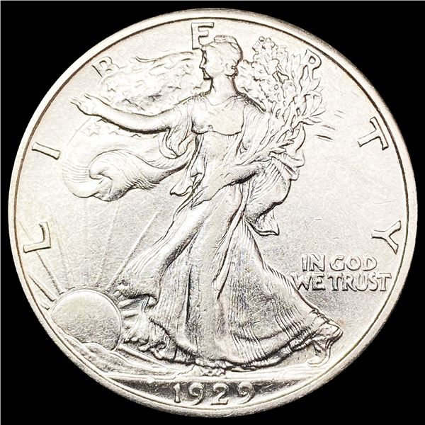 1929-S Walking Liberty Half Dollar CLOSELY UNCIRCU