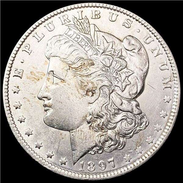 1897-O Morgan Silver Dollar NEARLY UNCIRCULATED