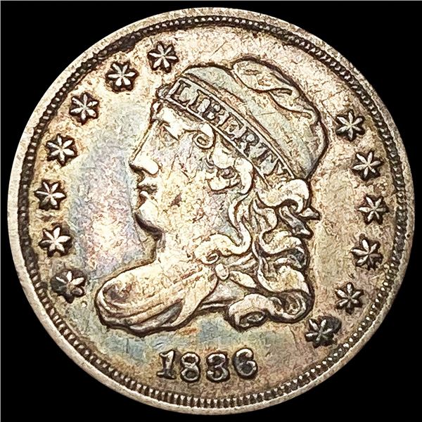 1836 Capped Bust Half Dime ABOUT UNCIRCULATED