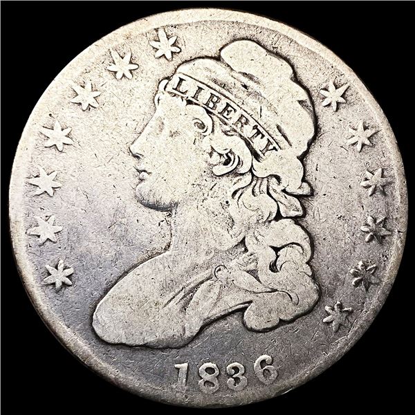 1836 Capped Bust Half Dollar NICELY CIRCULATED