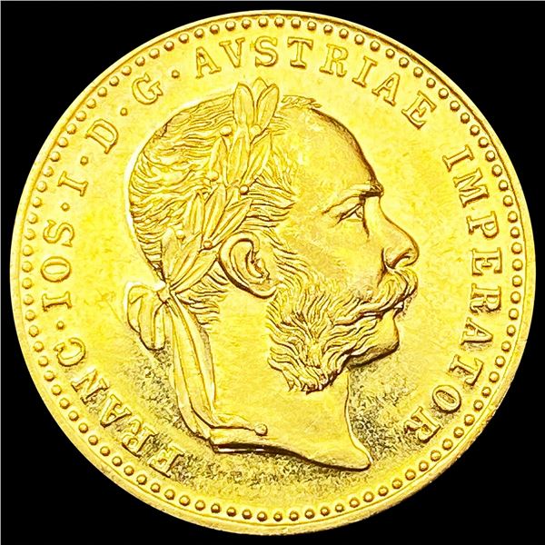 1915 Austria .1107oz Gold 1 Ducat GEM BU