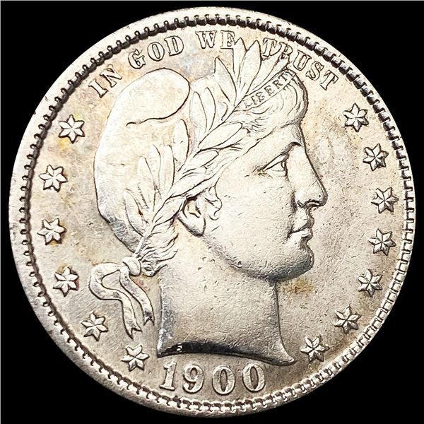 1900-S Barber Quarter CLOSELY UNCIRCULATED