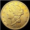 1877-S $20 Gold Double Eagle NEARLY UNCIRCULATED