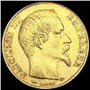 1855-A France .1867oz Gold 20 Francs NEARLY UNCIRC