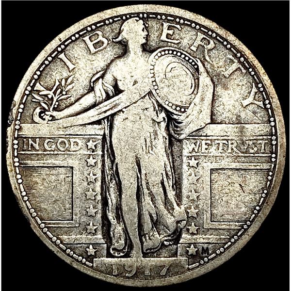 1917 Standing Liberty Quarter NICELY CIRCULATED