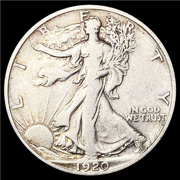 1920-D Walking Liberty Half Dollar LIGHTLY CIRCULA
