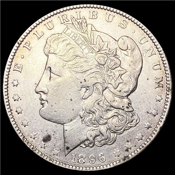 1896-O Morgan Silver Dollar ABOUT UNCIRCULATED