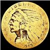1913 $2.50 Gold Quarter Eagle NICELY CIRCULATED