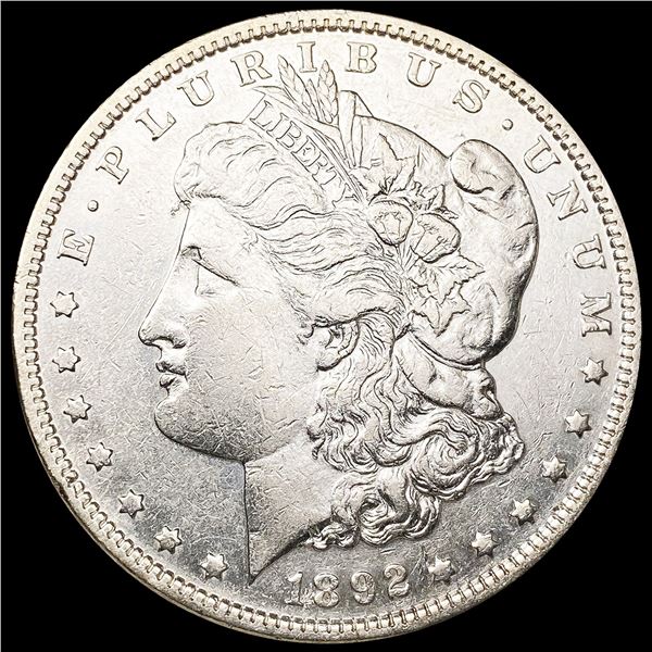 1892 Morgan Silver Dollar CLOSELY UNCIRCULATED