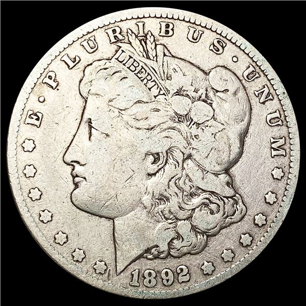 1892-CC Morgan Silver Dollar LIGHTLY CIRCULATED