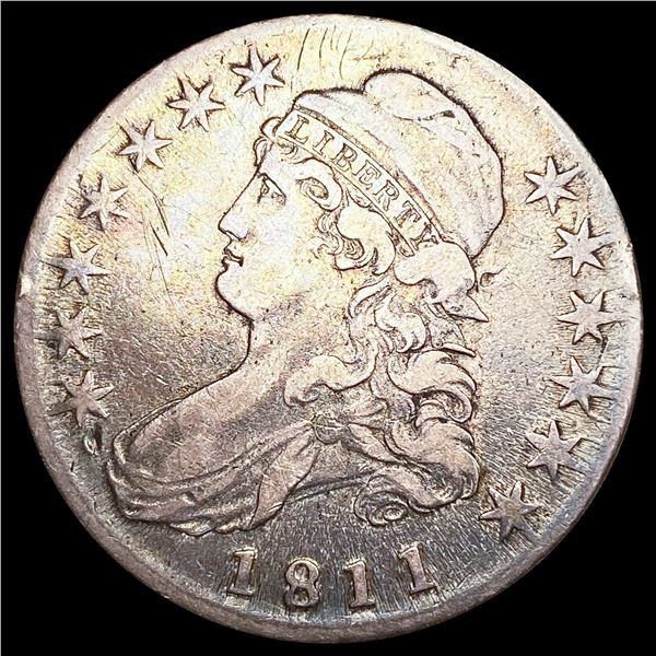 1811 Capped Bust Half Dollar LIGHTLY CIRCULATED