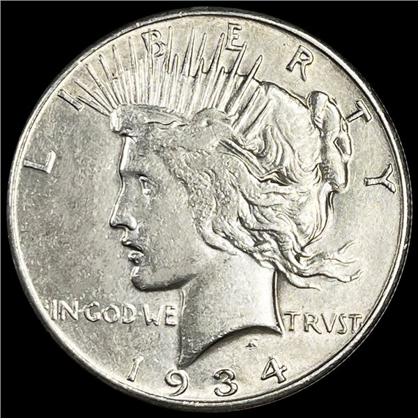 1934-S Silver Peace Dollar UNCIRCULATED