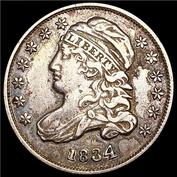 1834 Capped Bust Dime ABOUT UNCIRCULATED