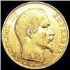 Image 1 : 1854-A France .1867oz Gold 20 Francs CLOSELY UNCIR