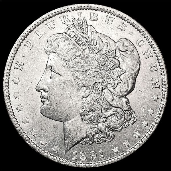 1891 Morgan Silver Dollar CLOSELY UNCIRCULATED