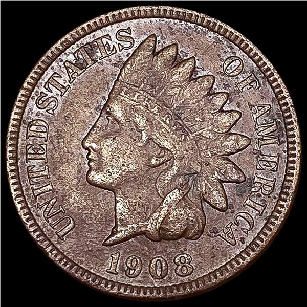 1908 Indian Head Cent CLOSELY UNCIRCULATED