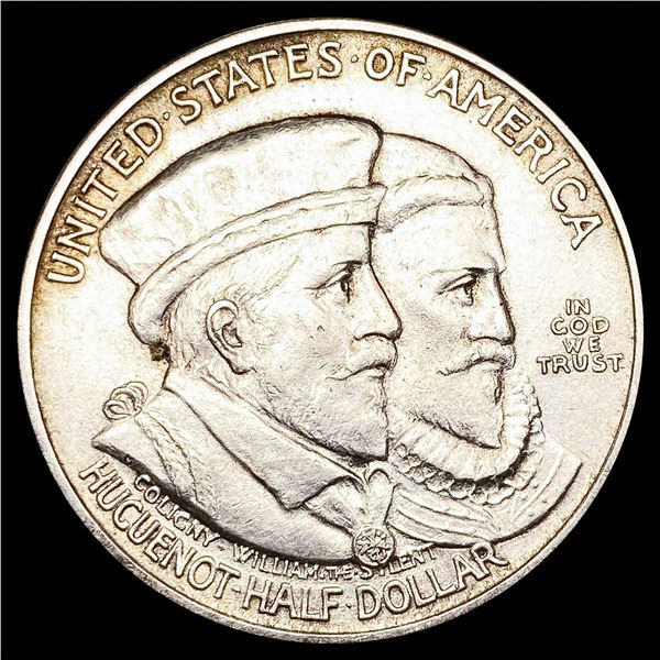 1924 Huguenot Half Dollar CLOSELY UNCIRCULATED