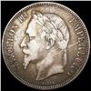 1868 France Silver 5 Francs LIGHTLY CIRCULATED