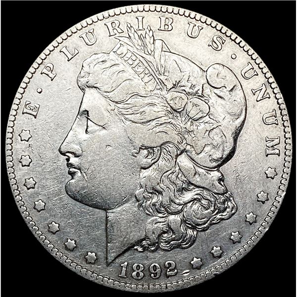 1892-S Morgan Silver Dollar NEARLY UNCIRCULATED