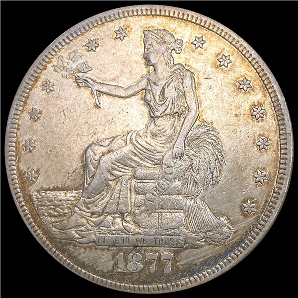 1877-S Silver Trade Dollar NEARLY UNCIRCULATED