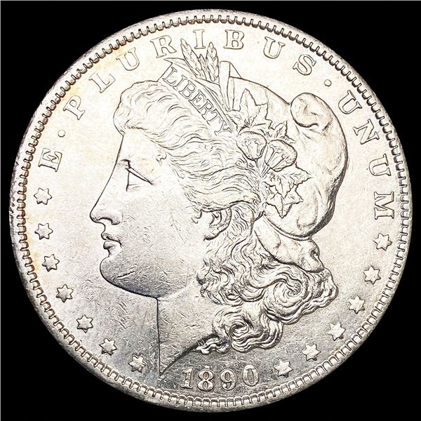 1890-S Morgan Silver Dollar NEARLY UNCIRCULATED