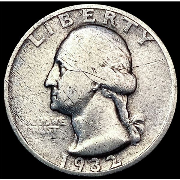 1932-S Washington Silver Quarter LIGHTLY CIRCULATE