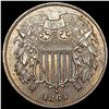 1864 Two Cent Piece CHOICE AU
