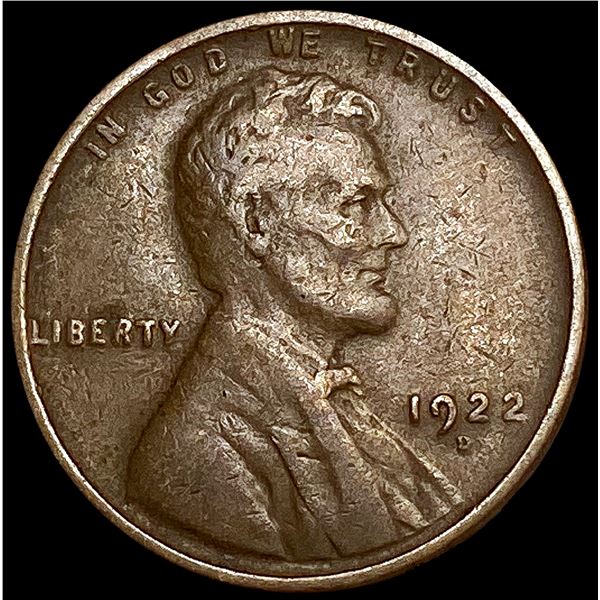 1922-D Wheat Cent LIGHTLY CIRCULATED